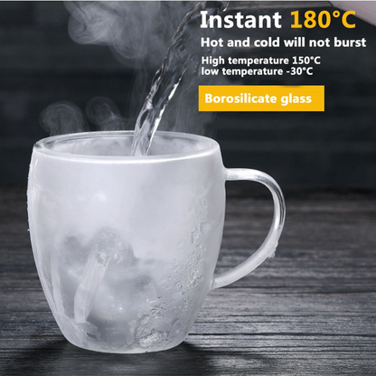 Funki Findz | Cups | Glass Double Wall Borosilicate Mug 2/3/4