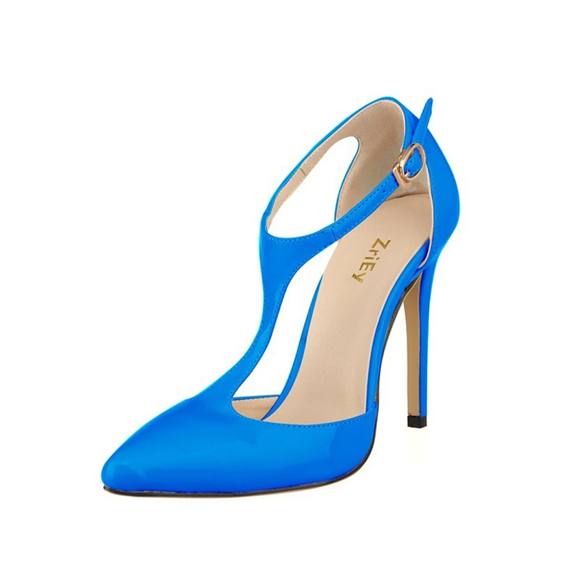 Funki Findz | Shoes | Women's Super High  Heel T-Strap Stilettos