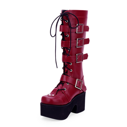 Funki Findz | Boots | Women's Japanese Gothic Platform Boots