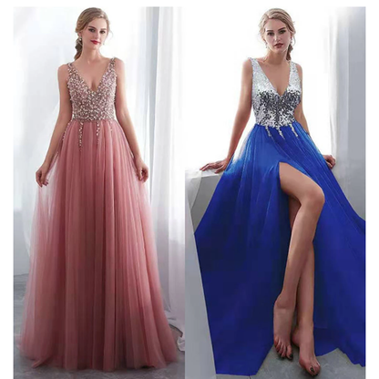 Funki Findz | Dresses | Women's Beaded  Evening Dress | Tulle