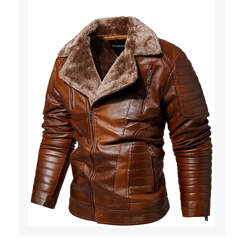 Funki Findz | Jackets | Men's Faux Leather Windbreaker Jacket