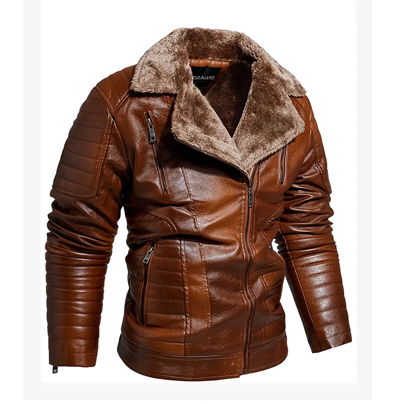 Funki Findz | Jackets | Men's Faux Leather Windbreaker Jacket