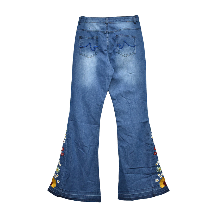 Funki Findz | Pants | Women's Boho Hippy Embroidered Jeans