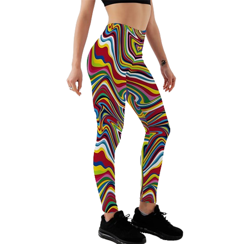 Funki Findz | Pants | Women's Fitness Leggings | Skull, Web, Swirl