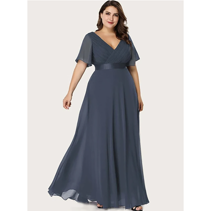 Funki Findz | Dresses | Women's Elegant Chiffon Evening Dress