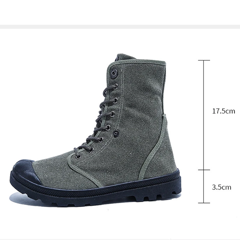 Funki Findz | Boots | Men's Canvas High Top Combat Boots