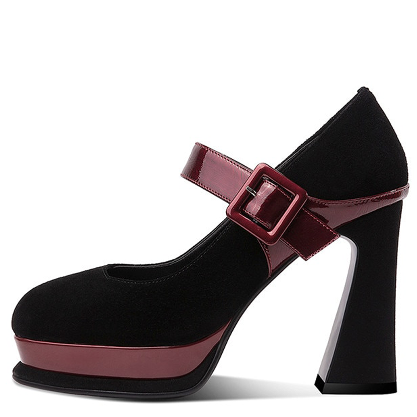 Funki Findz | Shoes | Women's Leather Mary Jane Dress Heels
