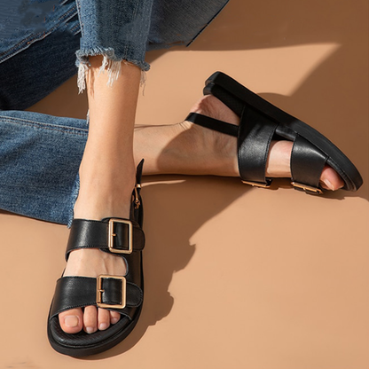 Funki Findz | Shoes | Women's Summer Leather Slide Sandals