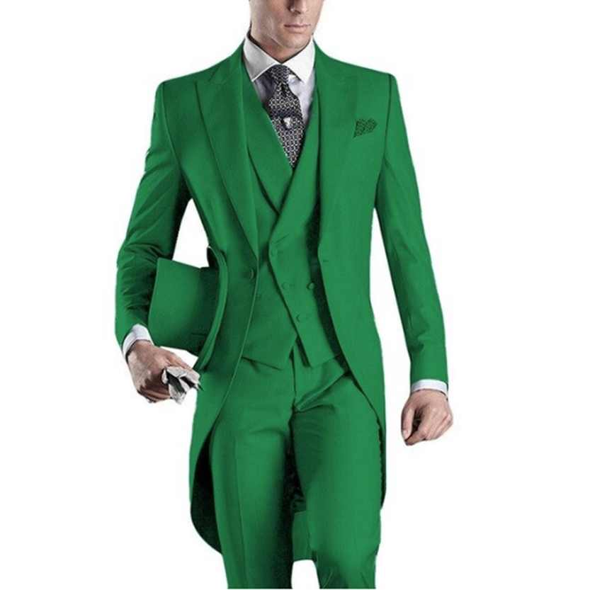 Funki Findz | Suits | Men's Custom 3 Pcs Grooms Suit | Tailcoat