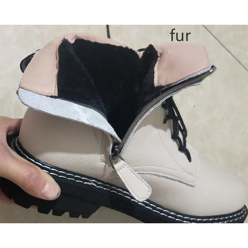 Funki Findz | Boots | Women's Real Leather Lace Up Ankle Boots