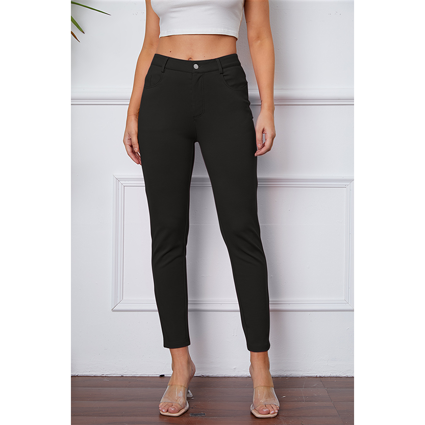 Funki Findz | Pants | Women's Stretchy 3/4 Cropped Pants