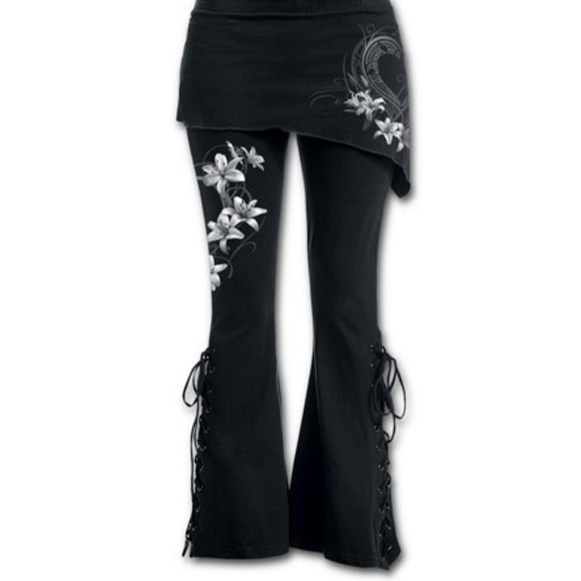 Funki Findz | Pants | Women's Gothic Lace Up Bandage Leggins