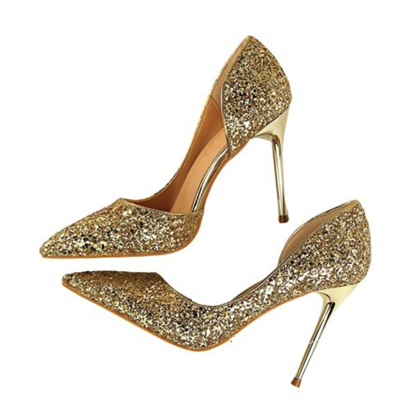 Funki Findz | Shoes | Women's Elegant Glitter Wedding Shoes