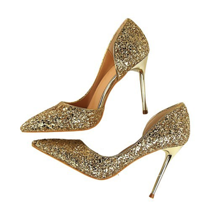 Funki Findz | Shoes | Women's Elegant Glitter Wedding Shoes