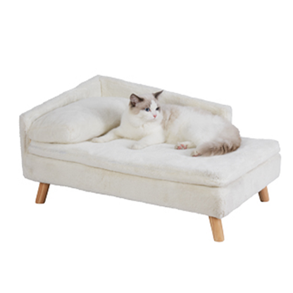 Funki Findz | Pet Beds | Luxury Dog Cat Raised Chaise Lounge
