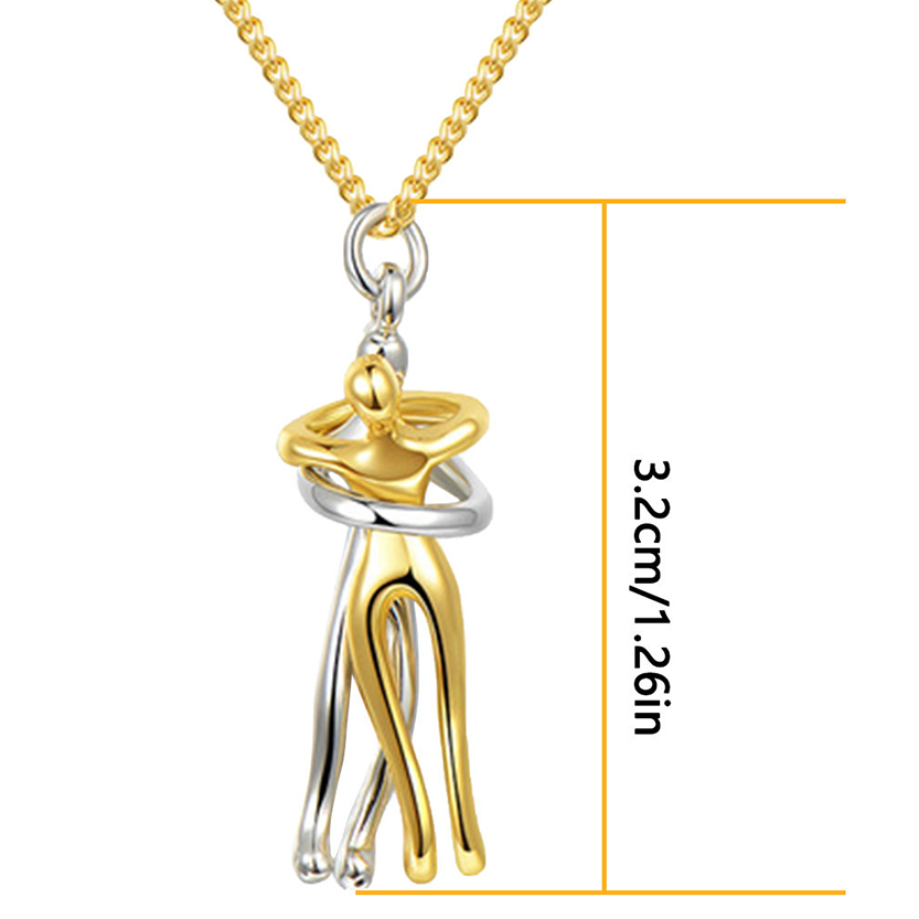 Funki Findz | Necklaces | Unisex Hugging Pendant Necklace