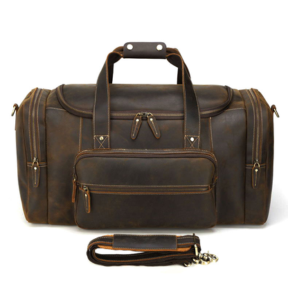 Funki Findz | Bags | Travel Bags | Men's Leather Overnight Bag