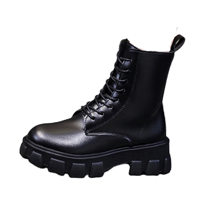 Funki Findz | Boots | Women's Lace-up Chunky Combat Boots