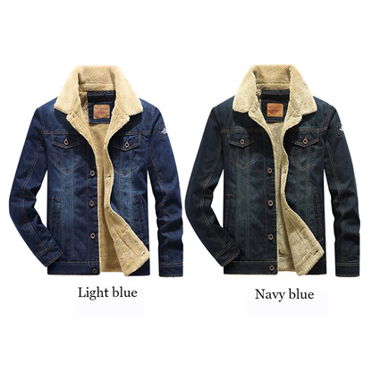 Funki Findz | Jackets | Men's Fleece Denim Trucker Jackets