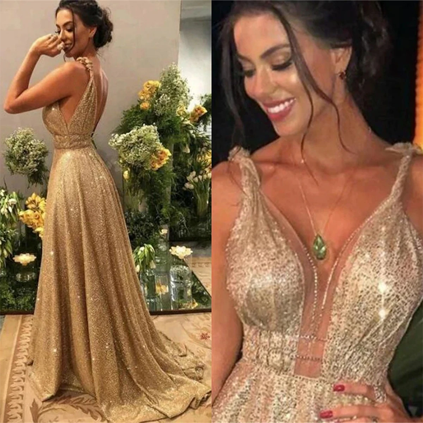 Funki Findz | Dresses | Women's Long Sparkly Prom Ball Dress