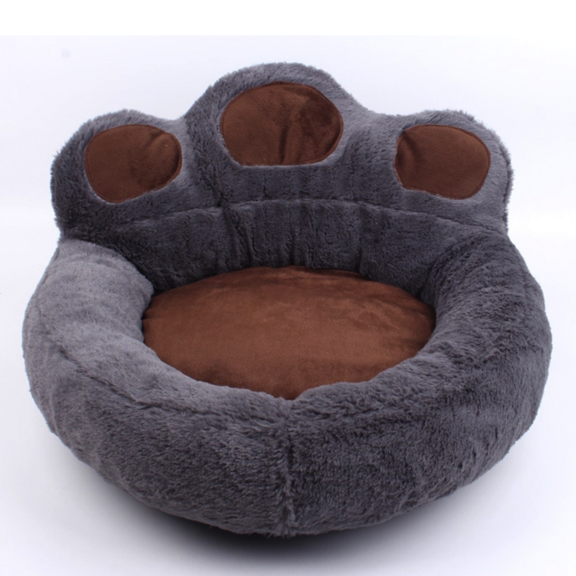 Funki Findz | Pet Beds | Cute Fluffy Paw Shaped Dog Cat Beds