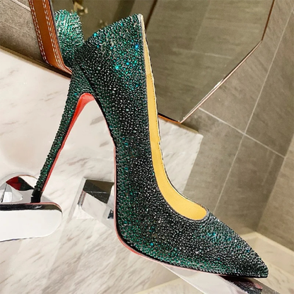 Funki Findz | Shoes | Women's Luxury Rhinestone Wedding Shoe