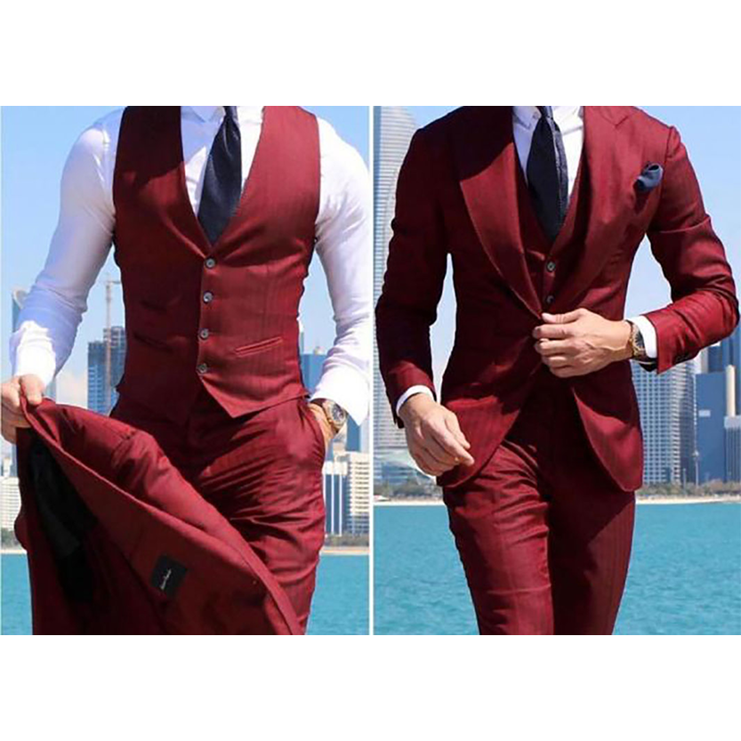 Funki Findz | Suits | Men's 3 Pcs Slim Fit Formal Wedding Suits