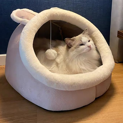 Funki Findz | Pet Beds | Cat Bed | Warm Cozy Kitten Cat Cave