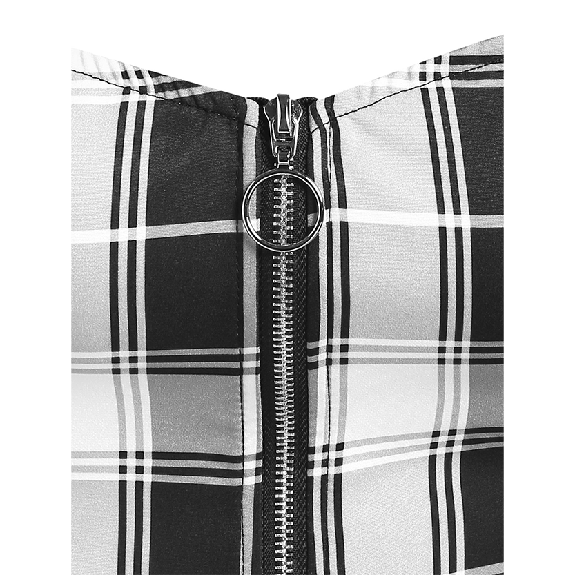 Funki Findz | Dresses | Women's Fairy Grunge Plaid Mini Dress