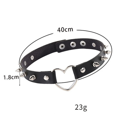Funki Findz | Necklaces | Women's Heart Choker Cosplay Collars