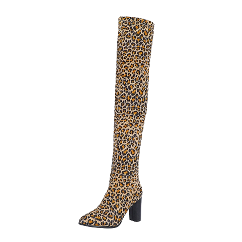 Funki Findz | Boots | Women's Over Knee High Block Heel Boots