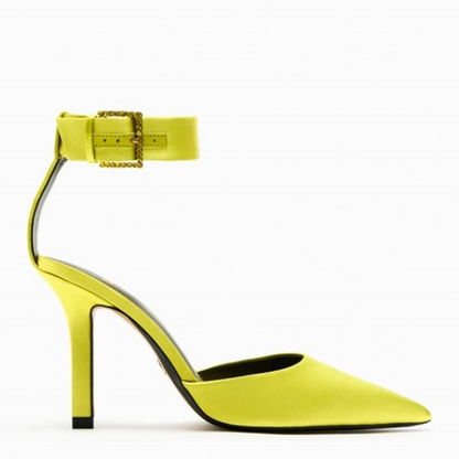 Funki Findz | Shoes | Women's Buckle Strap Pointed Toe Stilettos