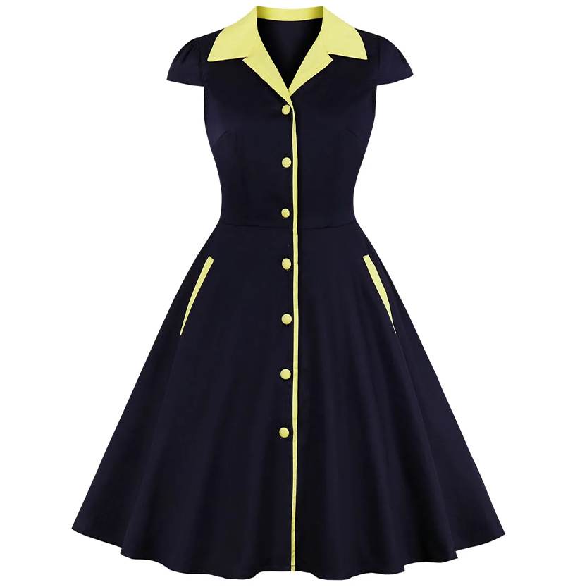 Funki Findz | Dresses | Women's Retro Rockabilly Swing Dress