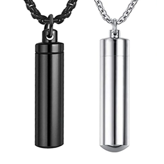Funki Findz | Cremation Urn Necklaces | Unisex Openable Urns