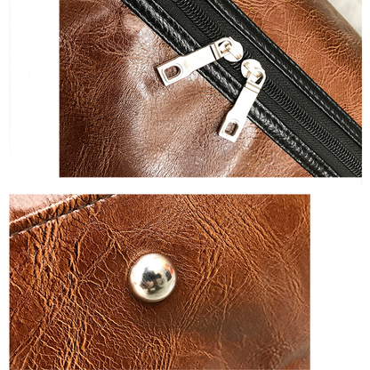 Funki Findz | Bags | Travel Bags | Faux Leather Overnight Bag