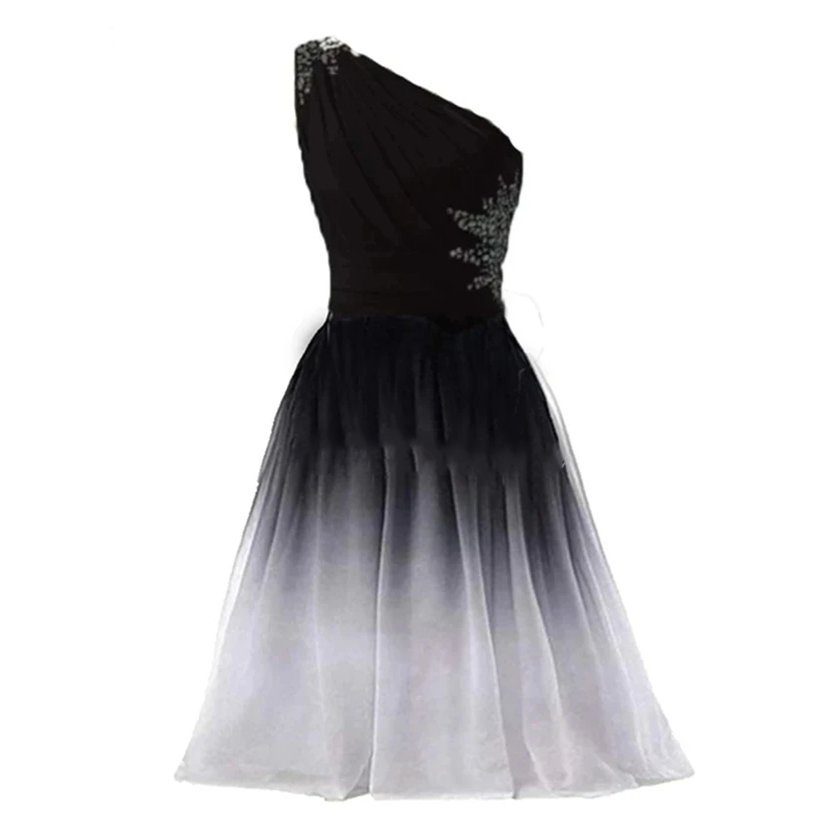 Funki Findz | Dresses | Women's Gradient Chiffon Cocktail Dress