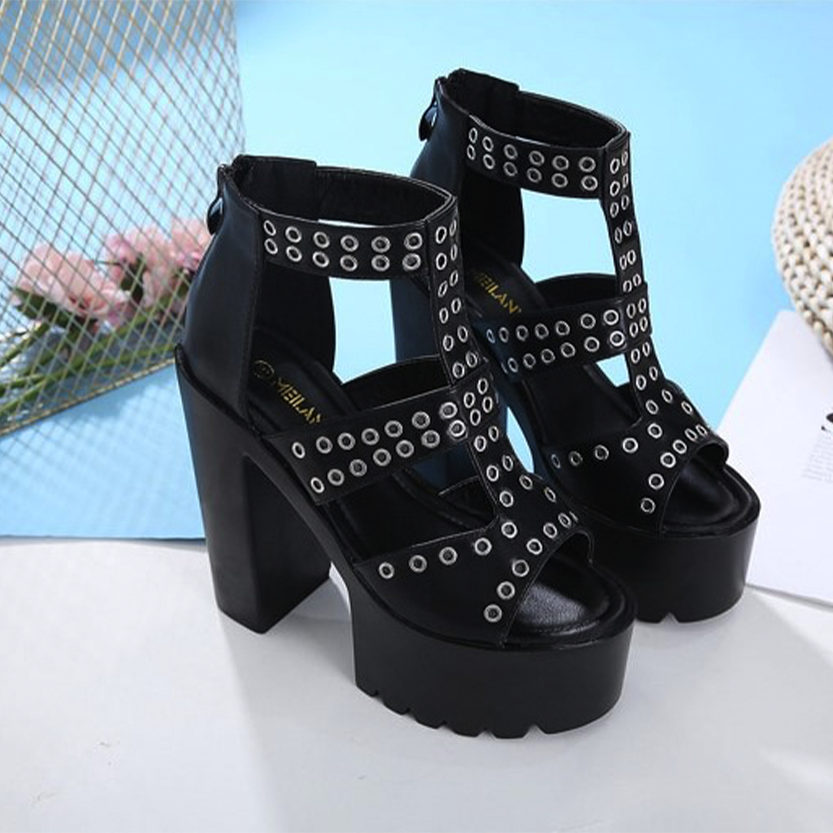 Funki Findz | Shoes | Women's Gothic Summer Platform Sandals