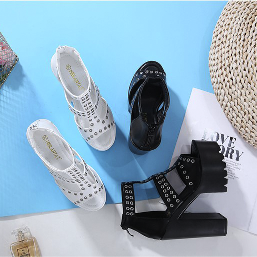 Funki Findz | Shoes | Women's Gothic Summer Platform Sandals