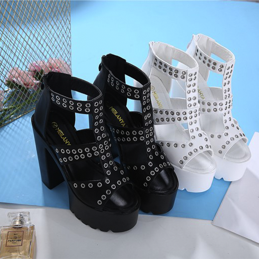Funki Findz | Shoes | Women's Gothic Summer Platform Sandals