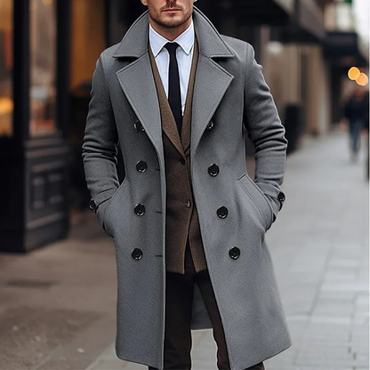 Funki Findz | Jackets | Men's Large Button Business Overcoat