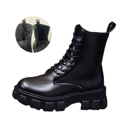 Funki Findz | Boots | Women's Lace-up Chunky Combat Boots