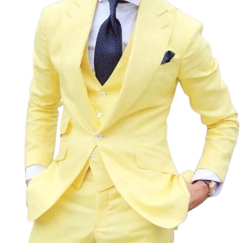 Funki Findz | Suits | Men's 3 Pcs Formal Grooms Suit | Slim Fit