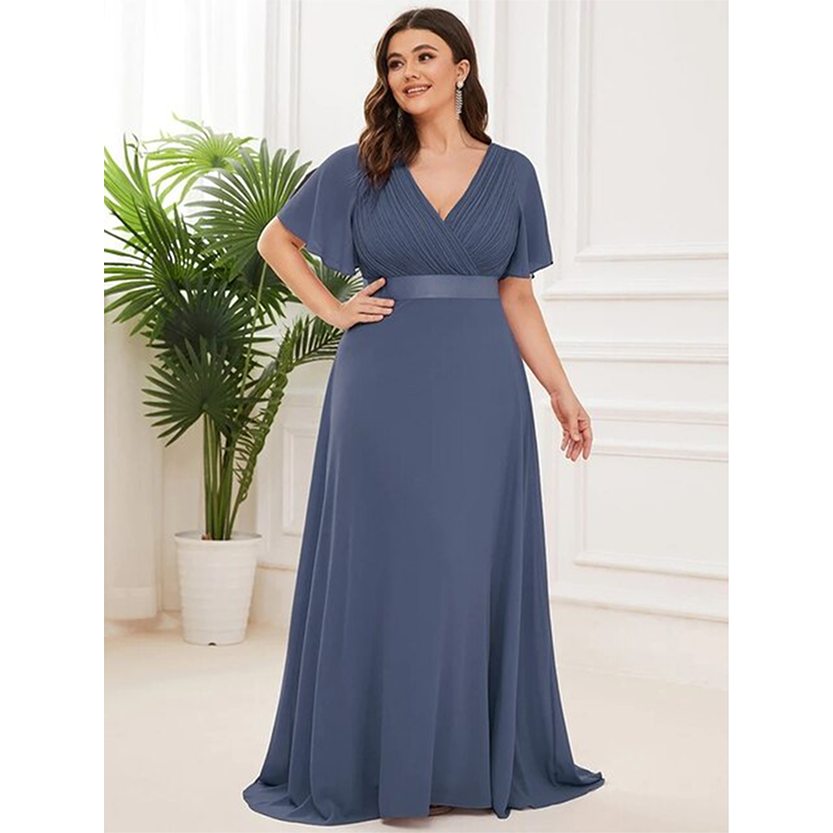 Funki Findz | Dresses | Women's Elegant Chiffon Evening Dress
