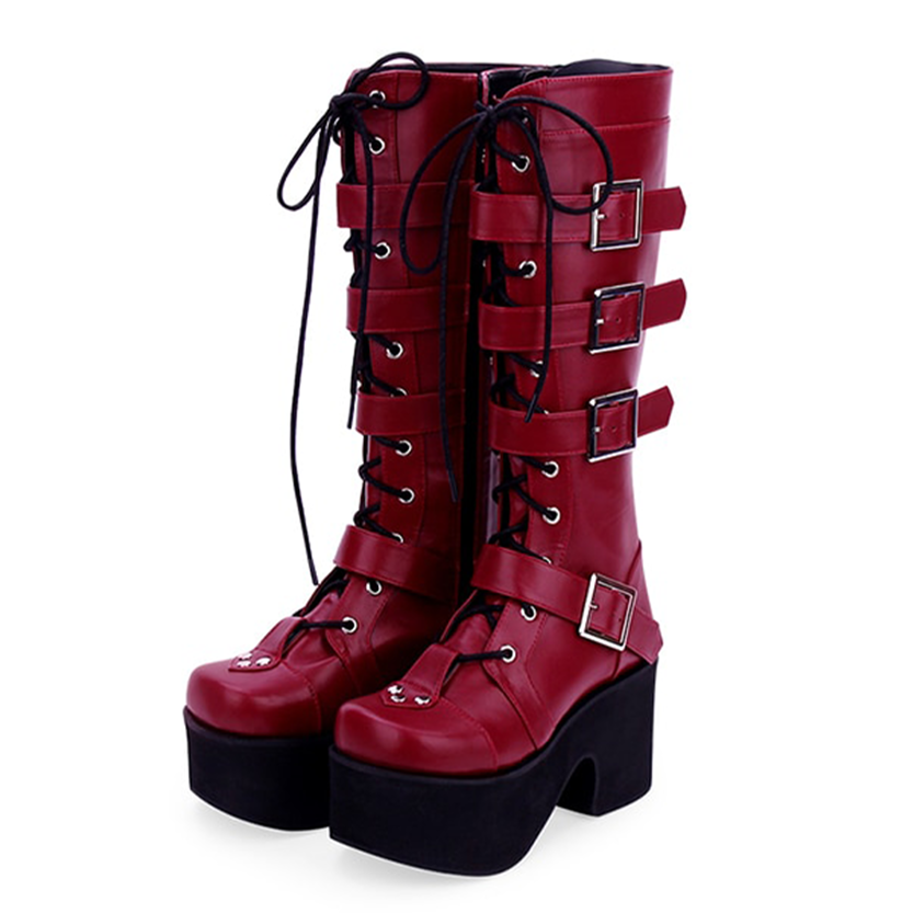 Funki Findz | Boots | Women's Japanese Gothic Platform Boots