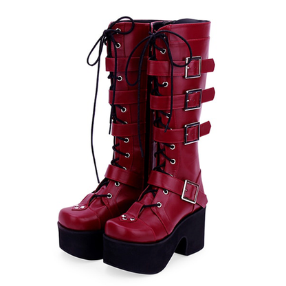 Funki Findz | Boots | Women's Japanese Gothic Platform Boots