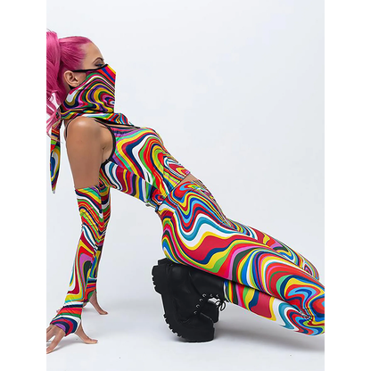 Funki Findz | Pants | Women's Fitness Leggings | Skull, Web, Swirl