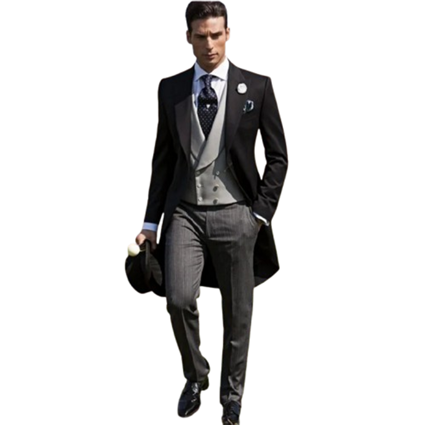 Funki Findz | Suits | Men's 3 Pcs Tailored Wedding Morning Suit