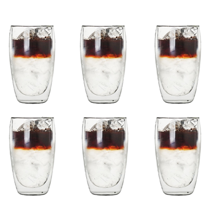 Funki Findz | Cups | Glass Double Wall Borosilicate Mug Sets