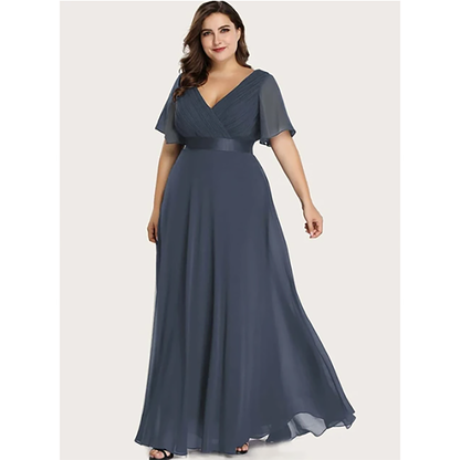 Funki Findz | Dresses | Women's Elegant Chiffon Evening Dress