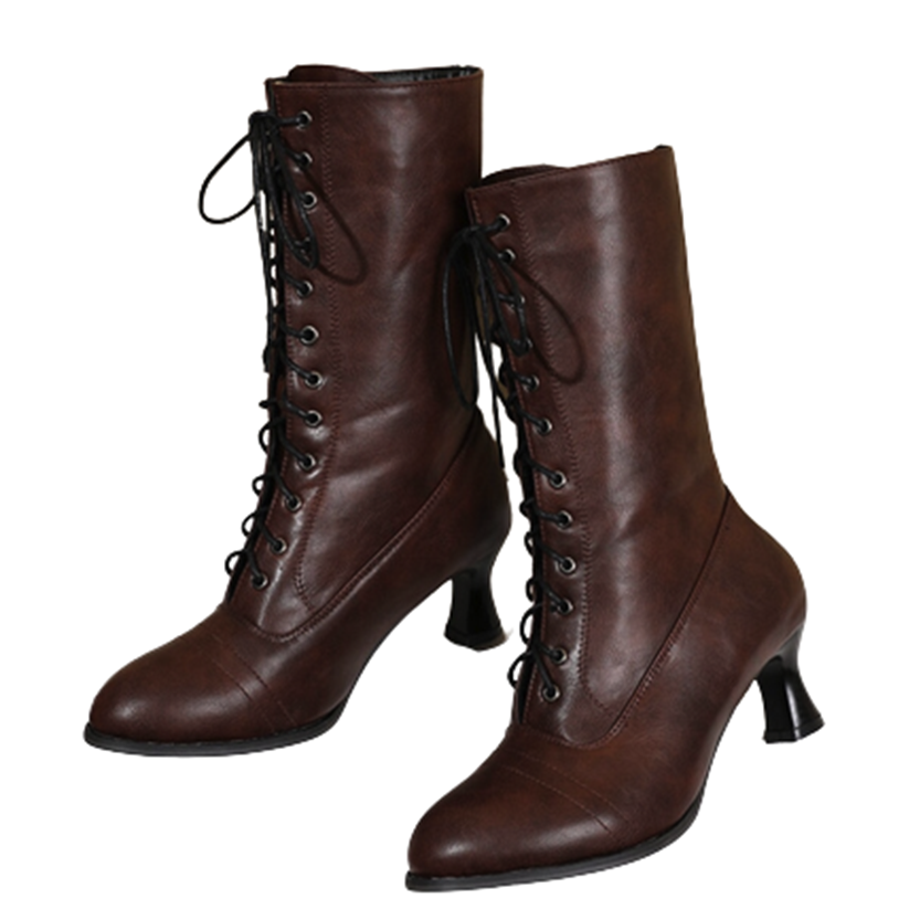 Funki Findz | Boots | Women's Victorian Style Lace Up Boots